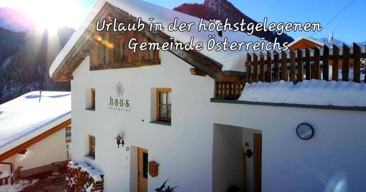 הוילה Haus Edelweiss Spiss Bei Samnaun מראה חיצוני תמונה